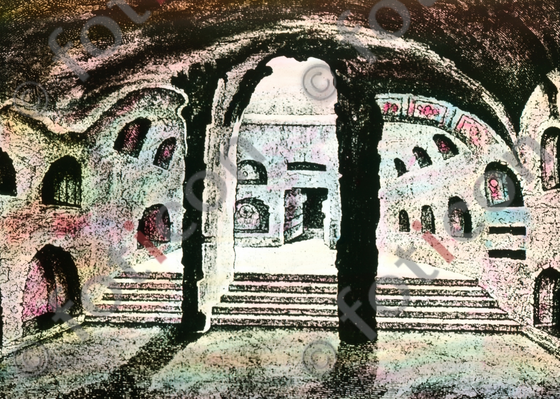 Katakombe | catacomb - Foto foticon-simon-107-010.jpg | foticon.de - Bilddatenbank für Motive aus Geschichte und Kultur